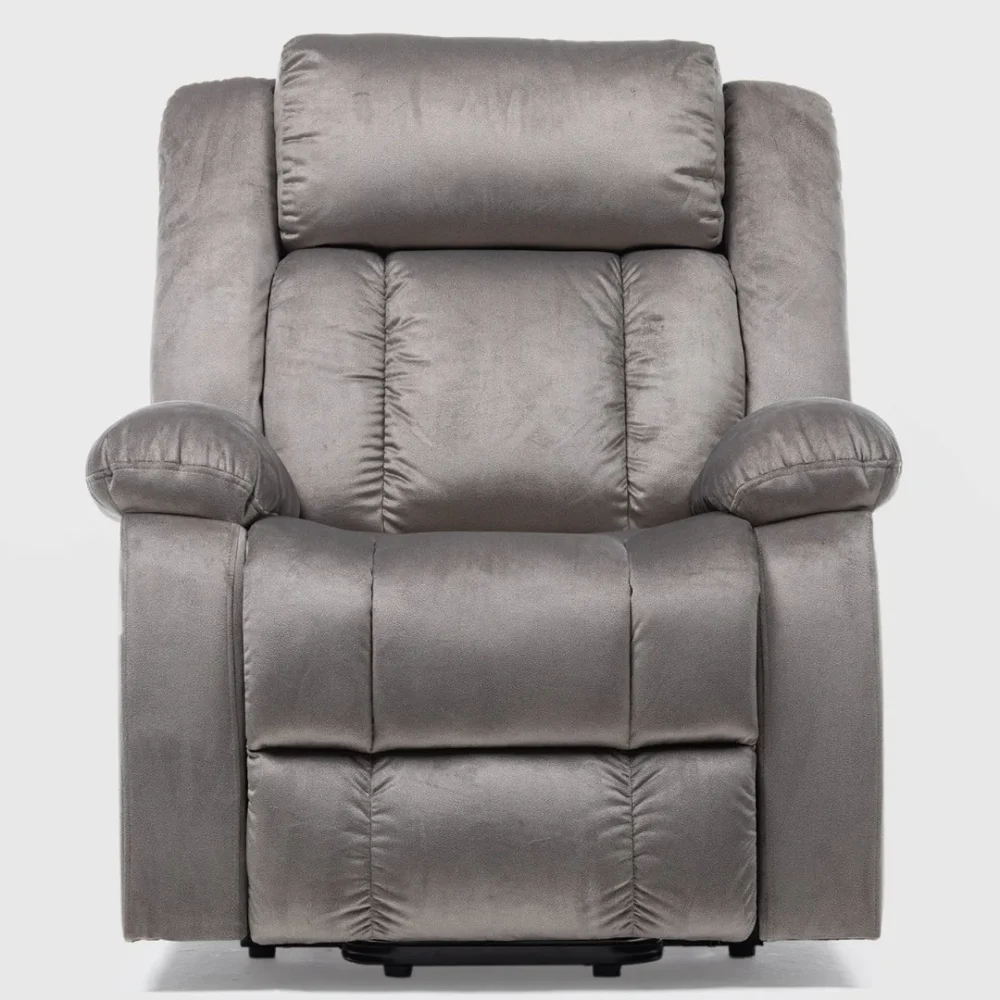 Berger Reclinable Eléctrico con Masaje + Calentador Livorno Gris Claro