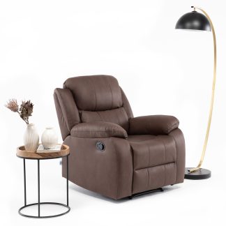 SOFA RECLINABLE 1 CUERPO OSORNO CAFÉ