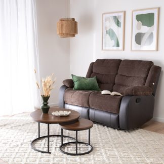 SOFA RECLINABLE 2 CUERPOS MELIPEUCO